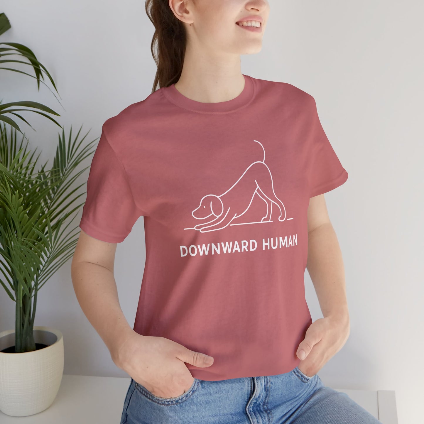 Downward Human Yoga Tee