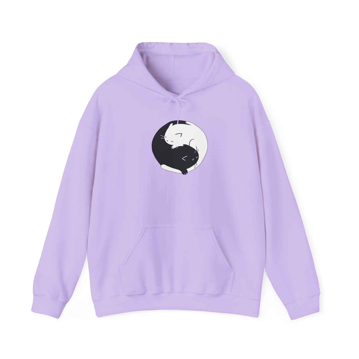 Yin Yang Cat Hoodie