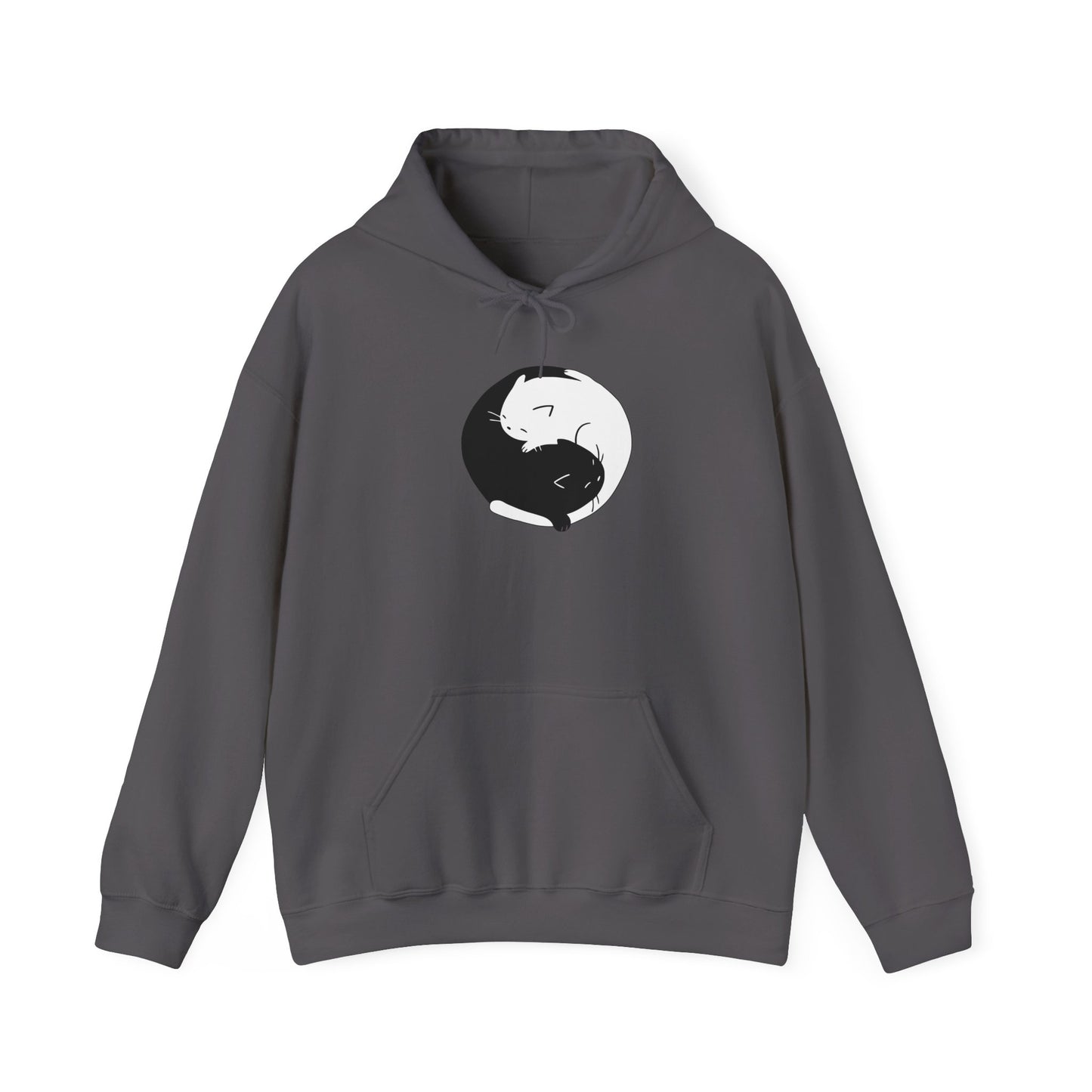 Yin Yang Cat Hoodie