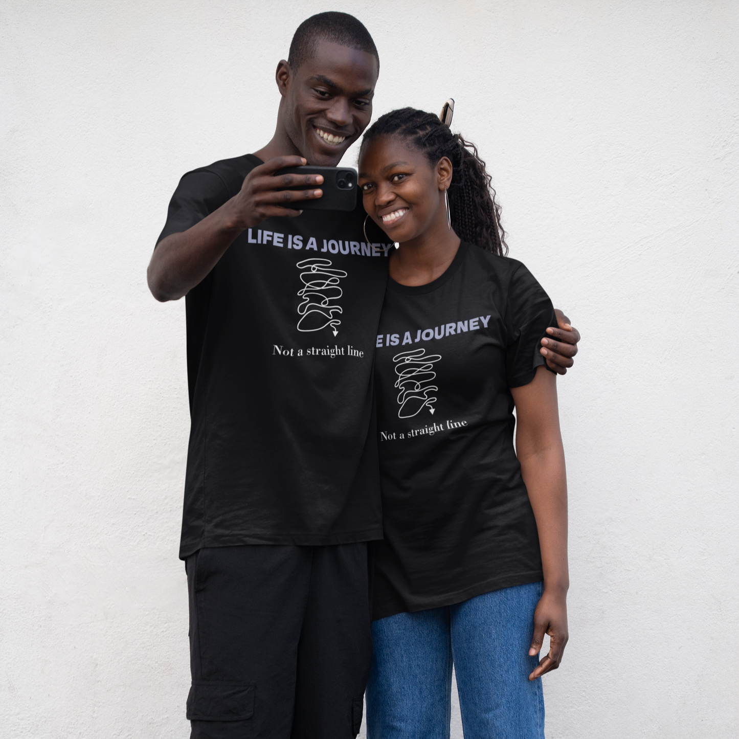 Life is a Journey, Not a straight line Tee