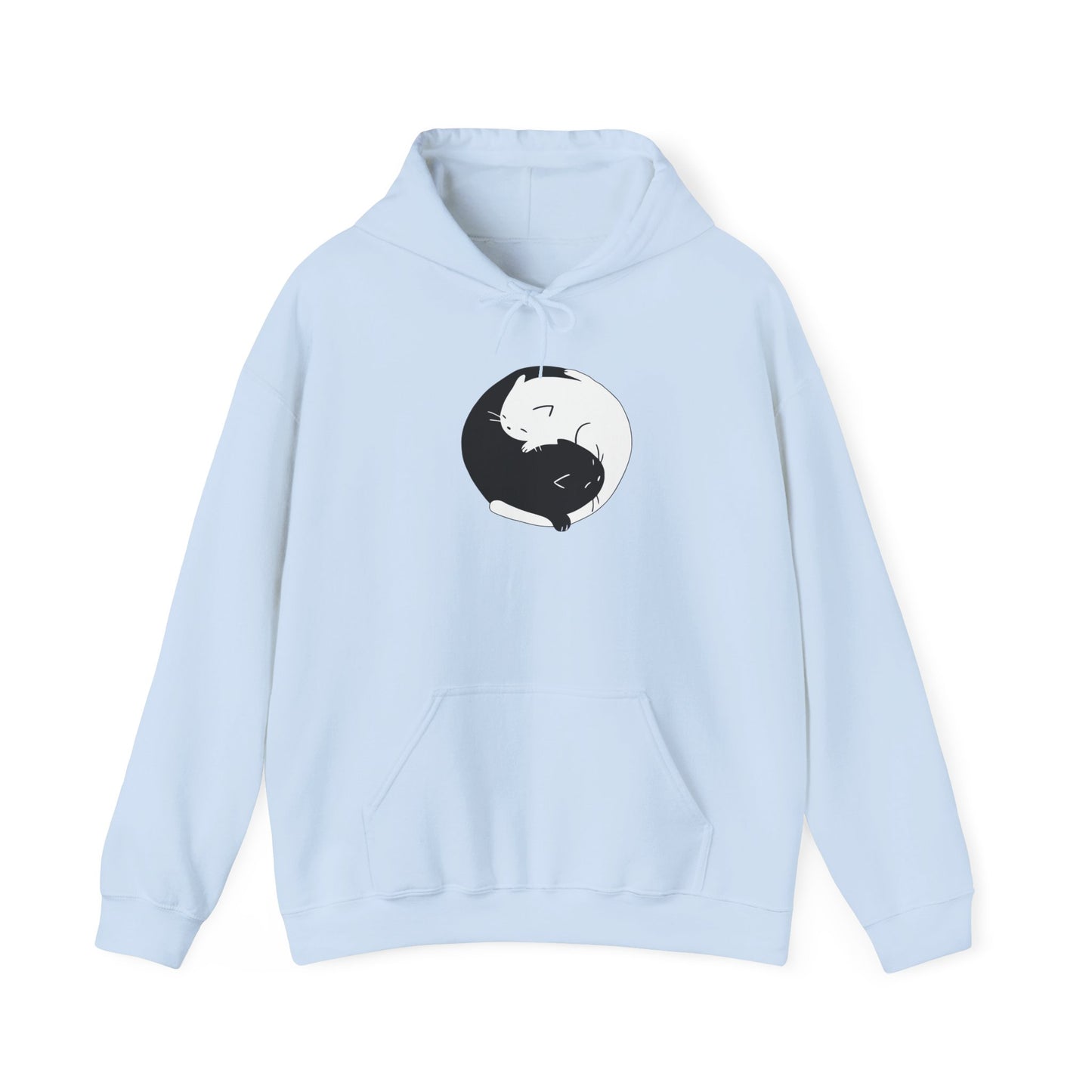 Yin Yang Cat Hoodie