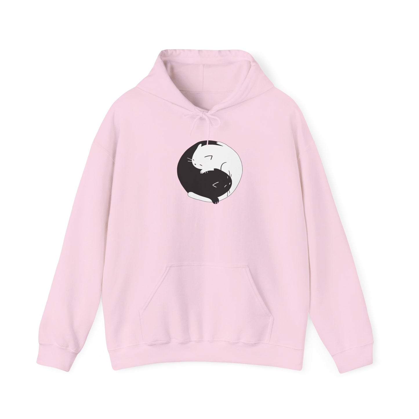 Yin Yang Cat Hoodie