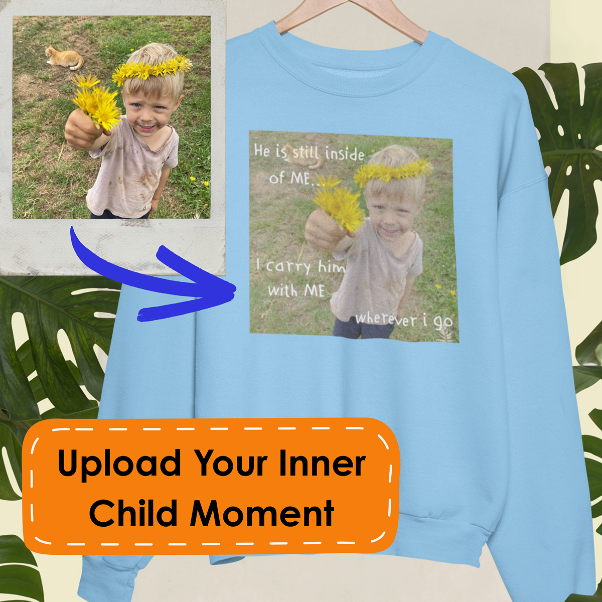 Personalized Inner Child Sweatshirt
